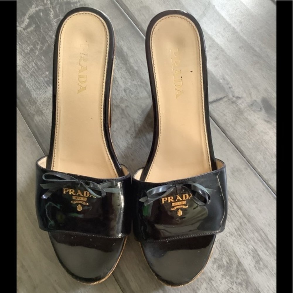 Prada SALE! Platform Cork Sandals